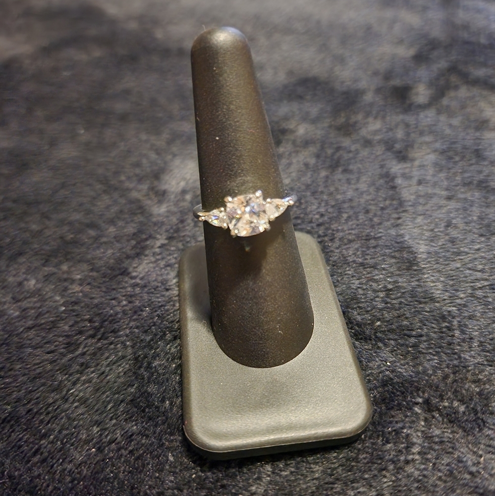 3/$10- Silver CZ ring